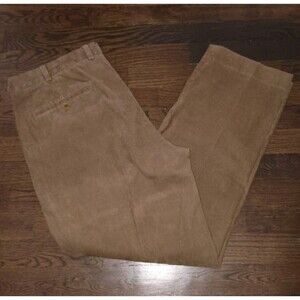 Brooks Brothers Corduroy Pants Mens 38x30 Clark Light Brown Slacks